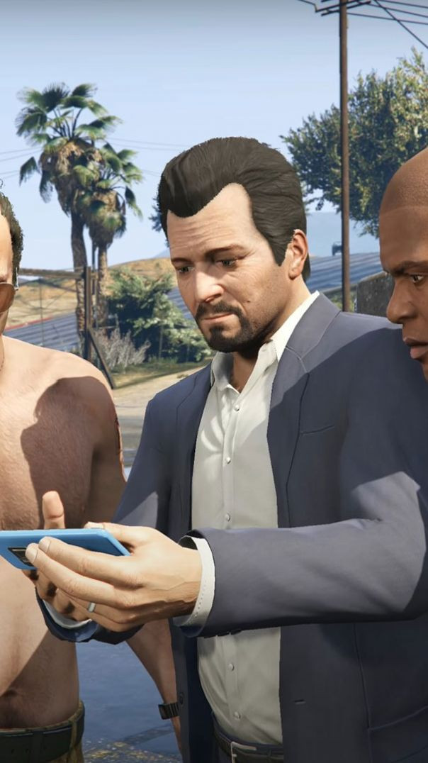 gta v franklin saving dolfin from michael shorts